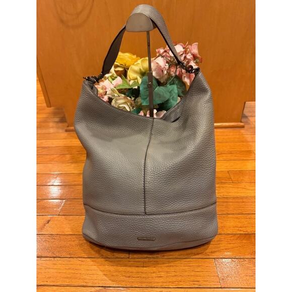 Rebecca Minkoff BUCKET GRAY BAG PURSE (p500 - Picture 1 of 1